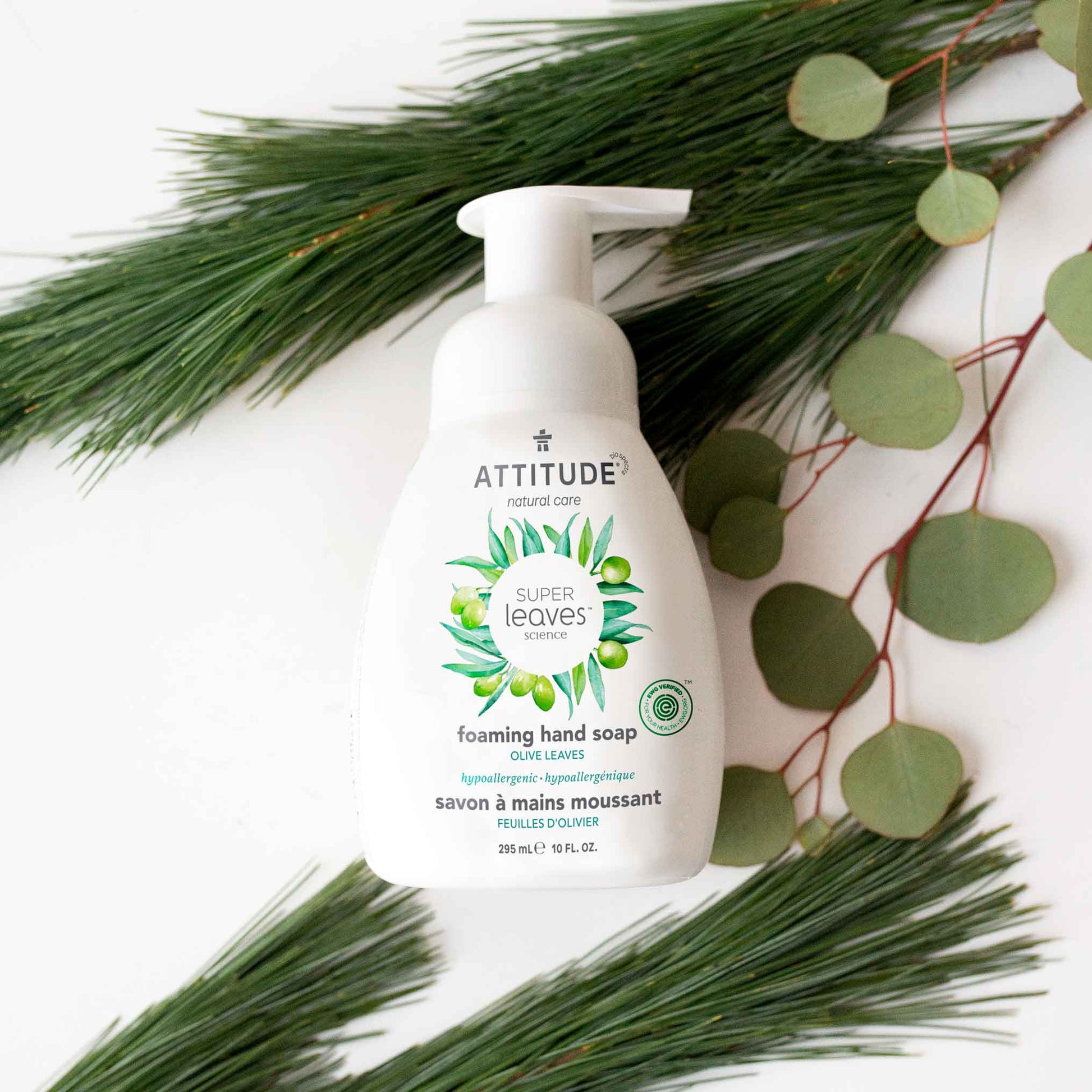 ATTITUDE foaming hand soap super leaves Olive Leaves 10083_en?_hover? 10 FL. OZ.