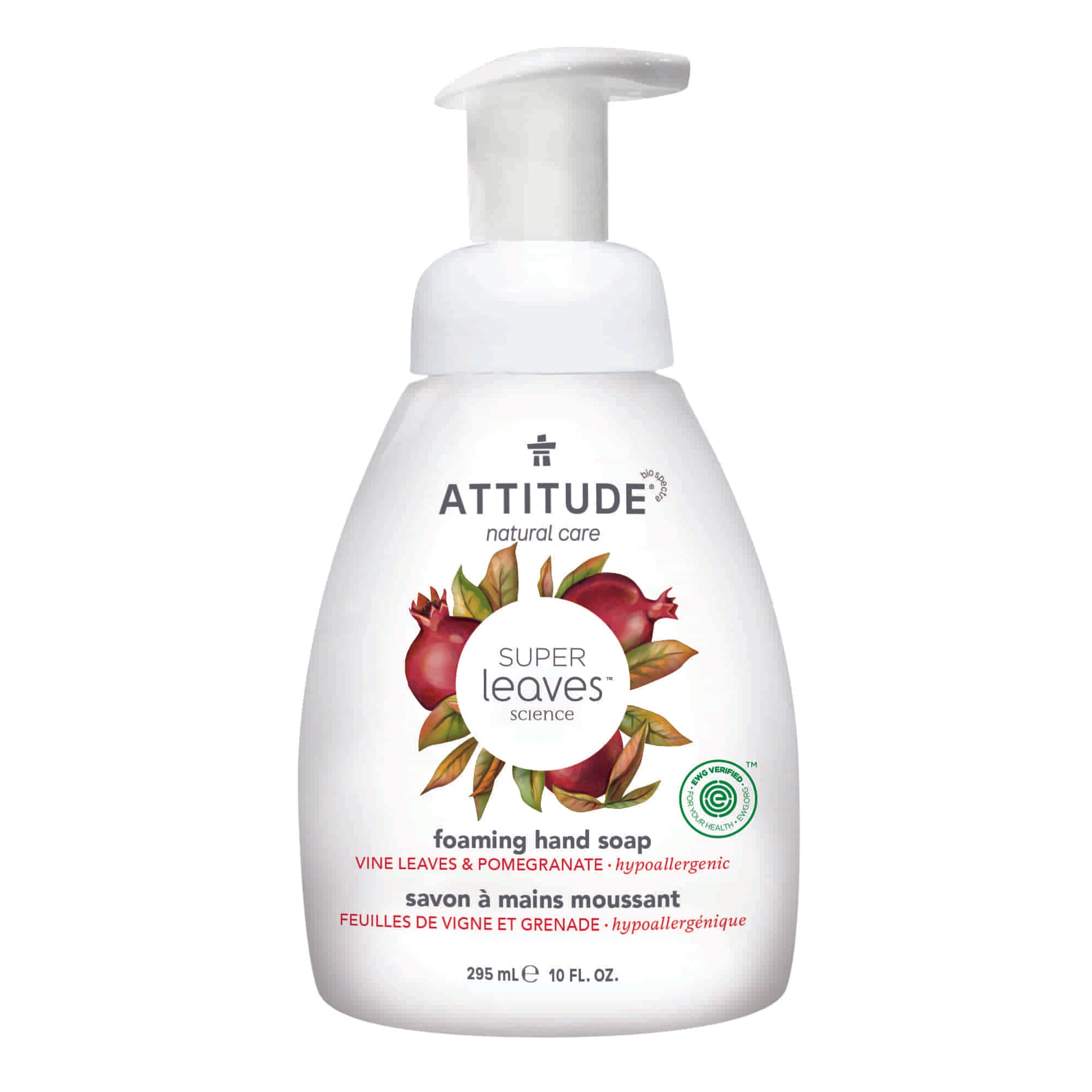 ATTITUDE Super leaves™ Foaming Hand Soap Vine Leaves and pomegranate _en?_main? 10 FL. OZ.