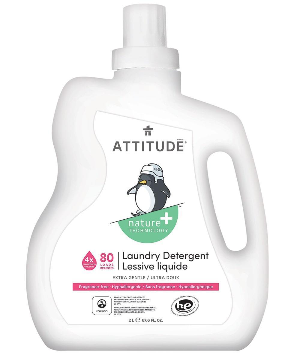 Hypoallergenic Baby Laundry Detergent 80 loads - Fragrance-free front 12083_en?_main? Unscented / 80 loads
