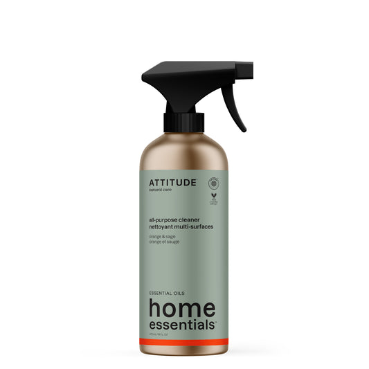ATTITUDE Home Essentials Essential oils All-Purpose Cleaner 19186_en?_main? Sage & Orange 16 FL. OZ.